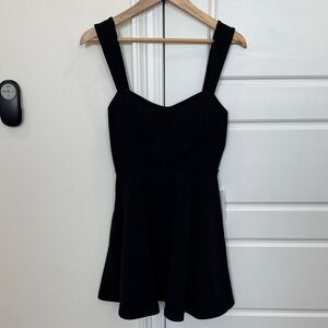 NEW City Vibe Black Dress Lace Back Little Black Dress Cocktail Wedding Party